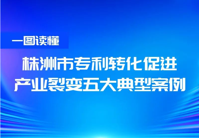 株洲市专利转化促进产业裂变五大典型案例